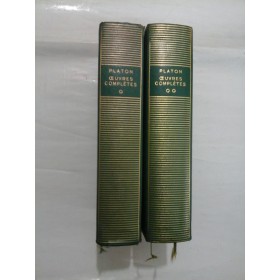 PLATON  -  OEUVRES  COMPLETES (OPERE  COMPLETE) vol. I ; vol. II ( Pleiade)